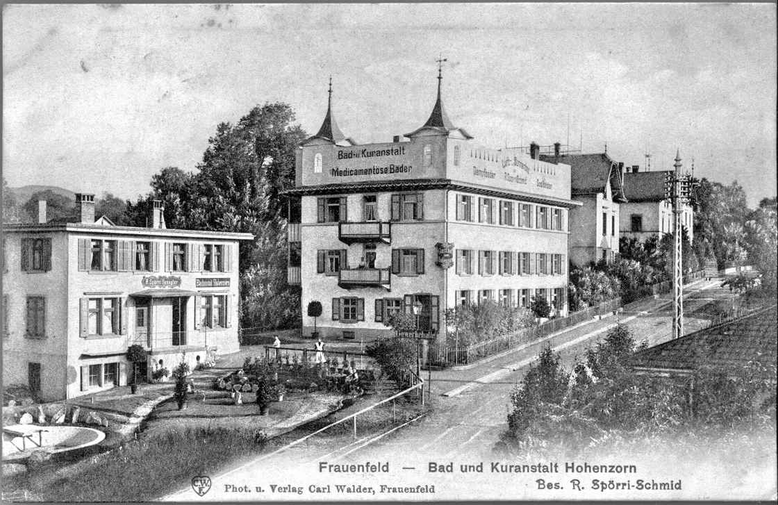 Frauenfeld Bad Hohenzorn um 1905