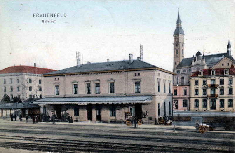 Frauenfeld Bahnhof um 1905