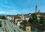 Frauenfeld Bahnhofplatz Kirche Merkur Hirschen