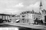 Frauenfeld Bahnhofplatz mit Hotel und Kiosk