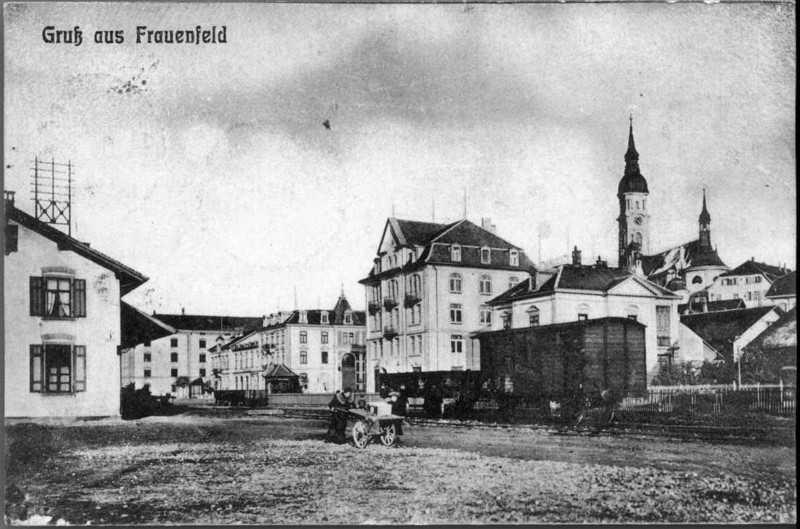 Frauenfeld Bahnhofplatz 1907
