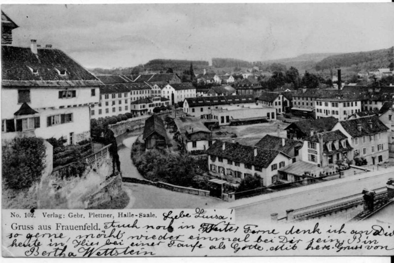 Frauenfeld Bleichequartier um 1900