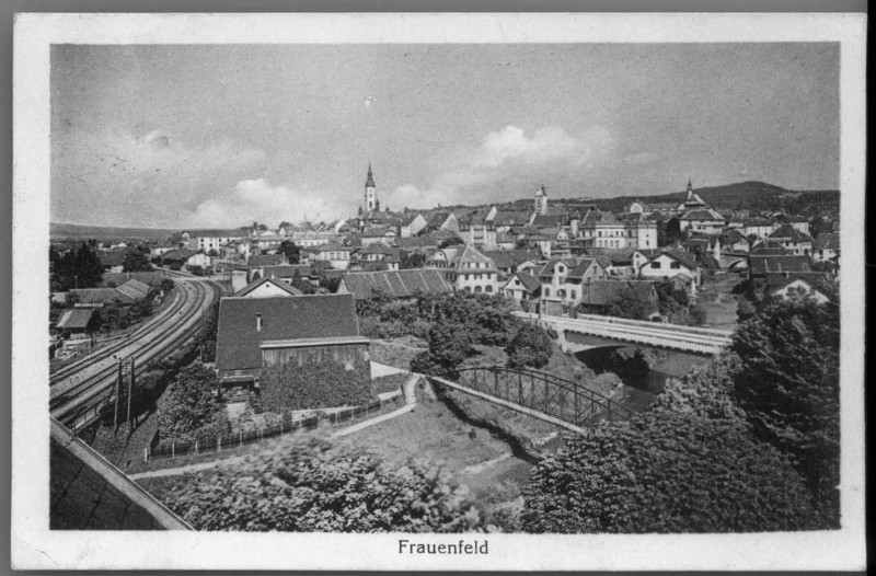 Frauenfeld Brcke Bahnhofstrasse und Steg