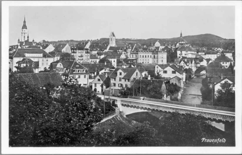 Frauenfeld Brcke Bahnhofstrasse vor 1928