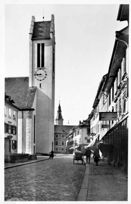 Frauenfeld Evangelische Kirche um 1930