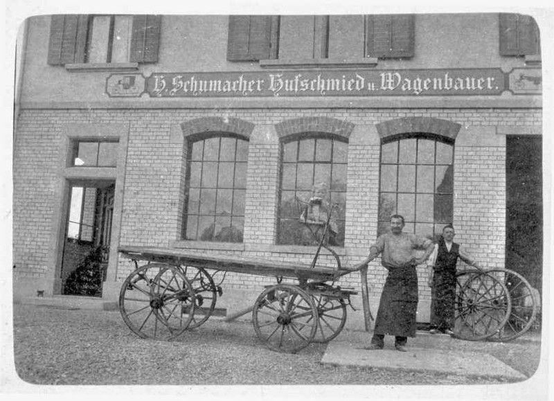 Frauenfeld Firma Schumacher Thundorferstrasse 50 um 1900