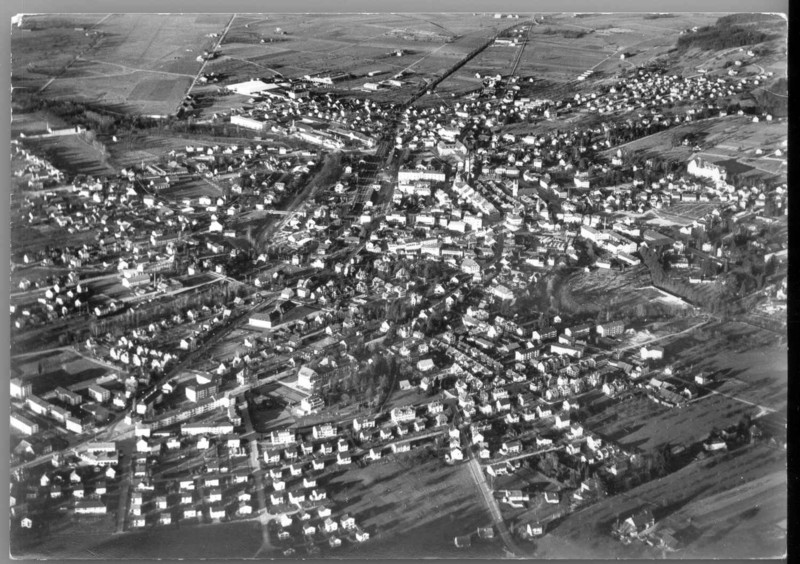Frauenfeld Flugaufnahme 1959