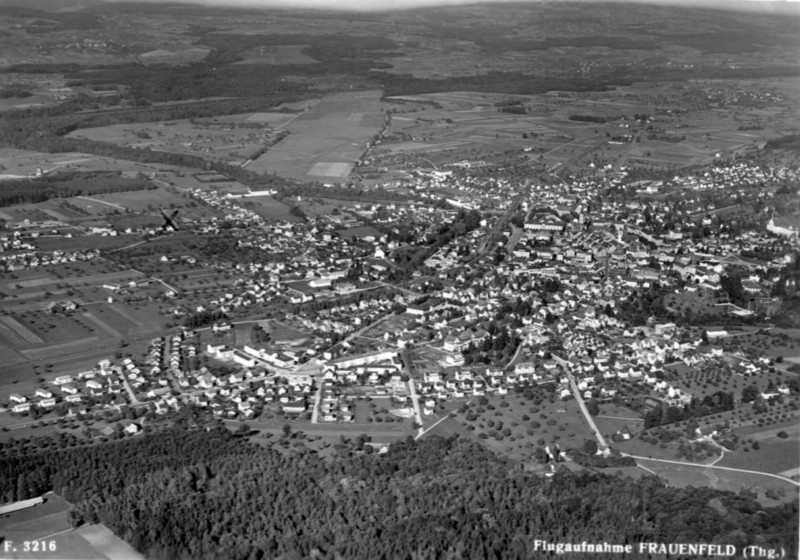 Frauenfeld Flugaufnahme um 1955