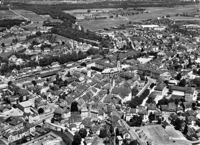 Frauenfeld Flugaufnahme um 1955 02