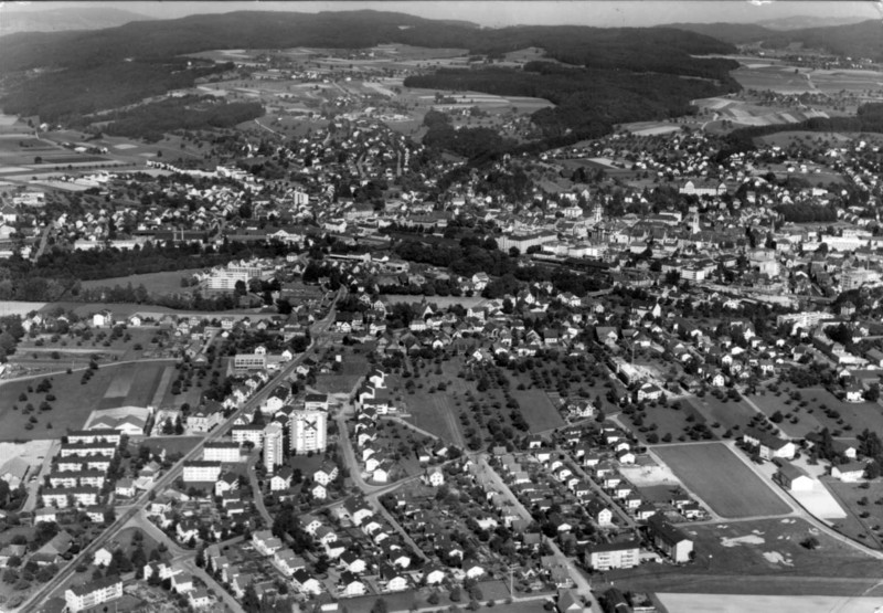 Frauenfeld Flugaufnahme um 1960 04