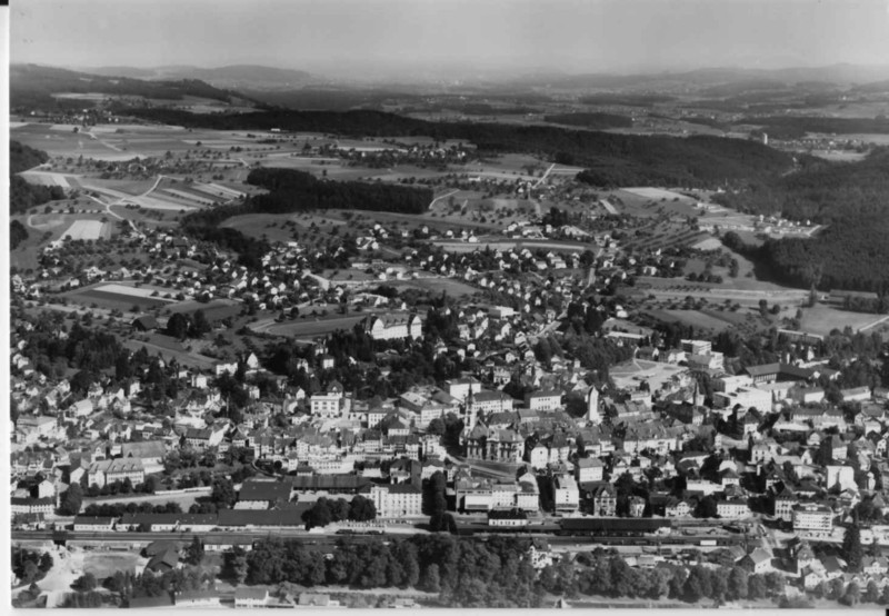 Frauenfeld Flugaufnahme um 1965