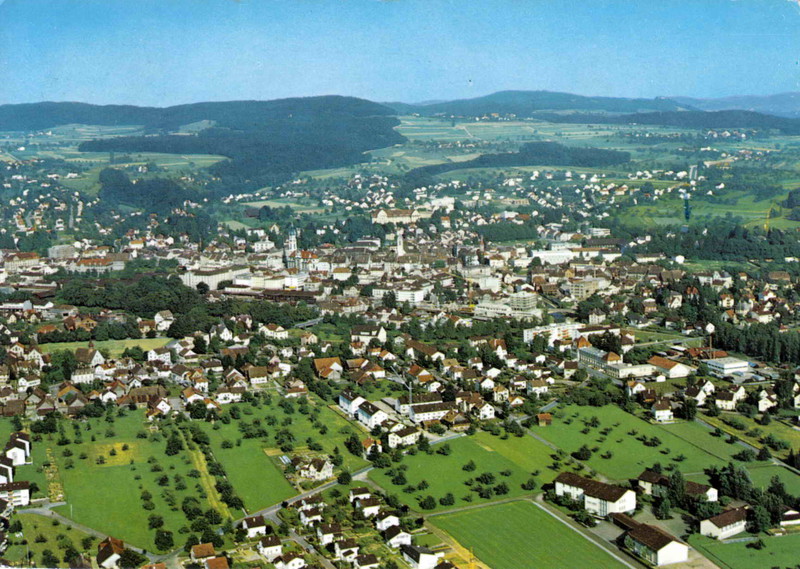 Frauenfeld Flugaufnahme um 1970 03