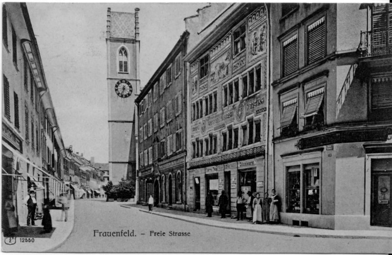 Frauenfeld Freiestrasse um 1905