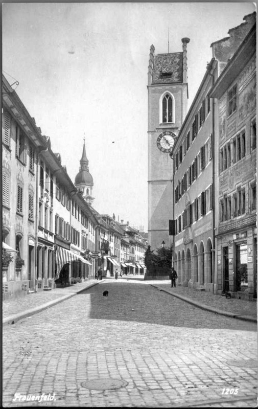 Frauenfeld Freiestrasse um 1920
