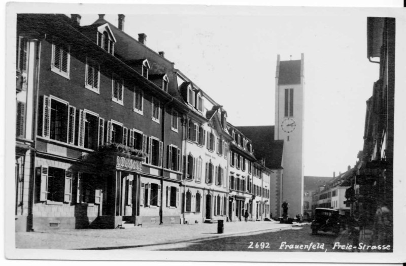 Frauenfeld Freiestrasse um 1935