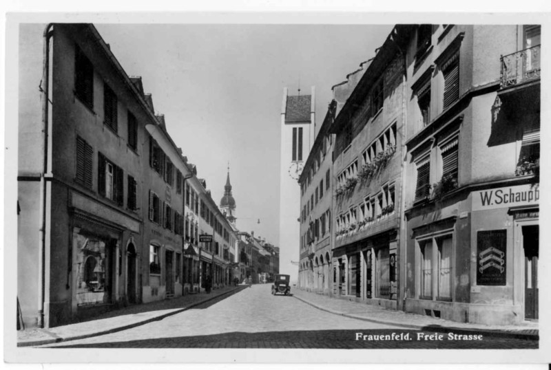 Frauenfeld Freiestrasse um 1950