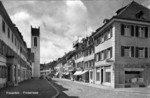 Frauenfeld Freiestrasse vom Bankplatz um 1955