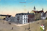 Frauenfeld Hotel Bahnhof Zeichnung um 1905