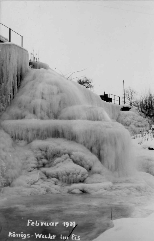 Frauenfeld Knigswuhr mit Eis 1929