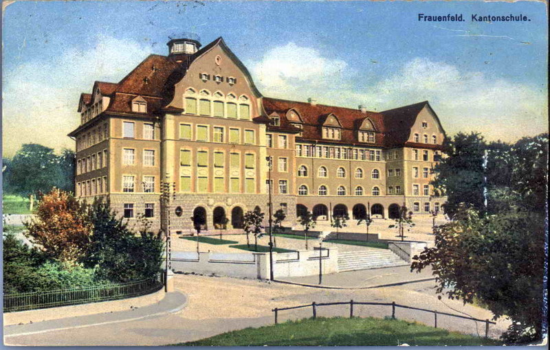 Frauenfeld Kantonsschule um 1915 02