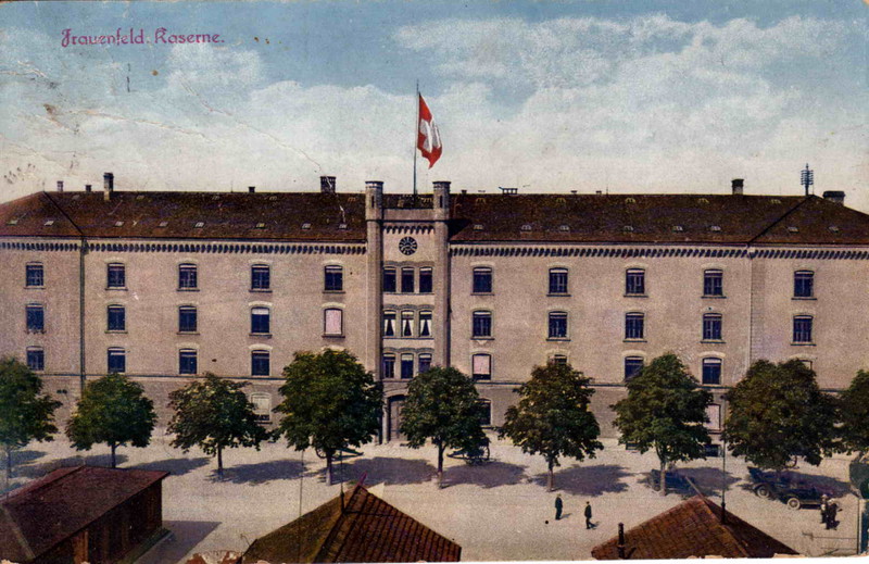 Frauenfeld Kaserne Front um 1930