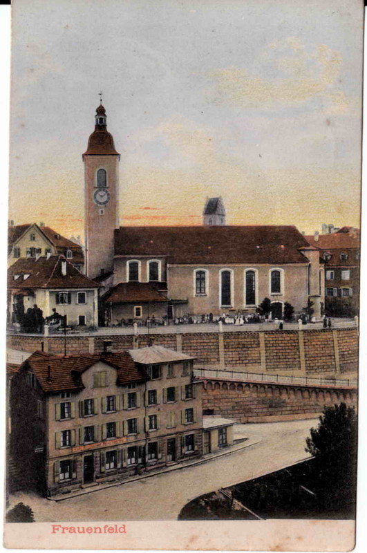 Frauenfeld Katholische Kirche um 1903