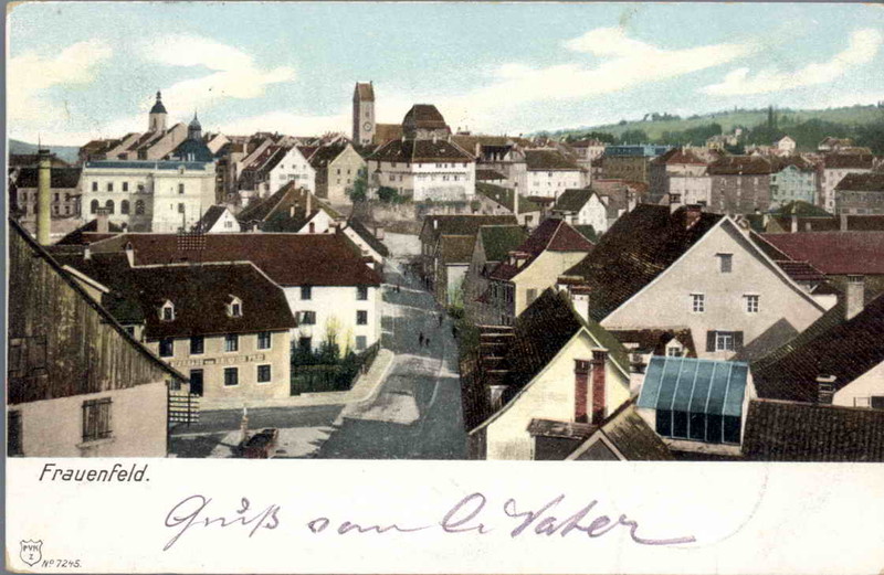 Frauenfeld Kreuzplatz Altstadt um 1900