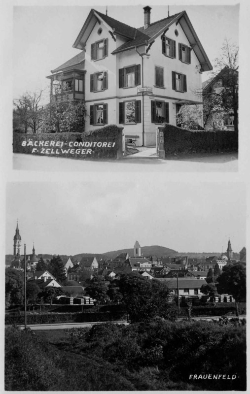 Frauenfeld-Kurzdorf Bckerei Zellweger um 1930