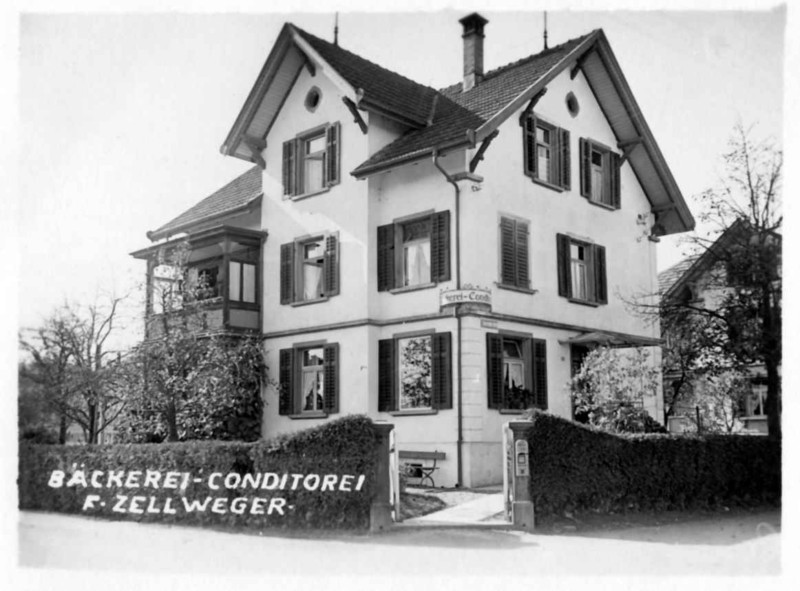 Frauenfeld-Kurzdorf Bckerei Zellweger um 1930 Ausschnitt