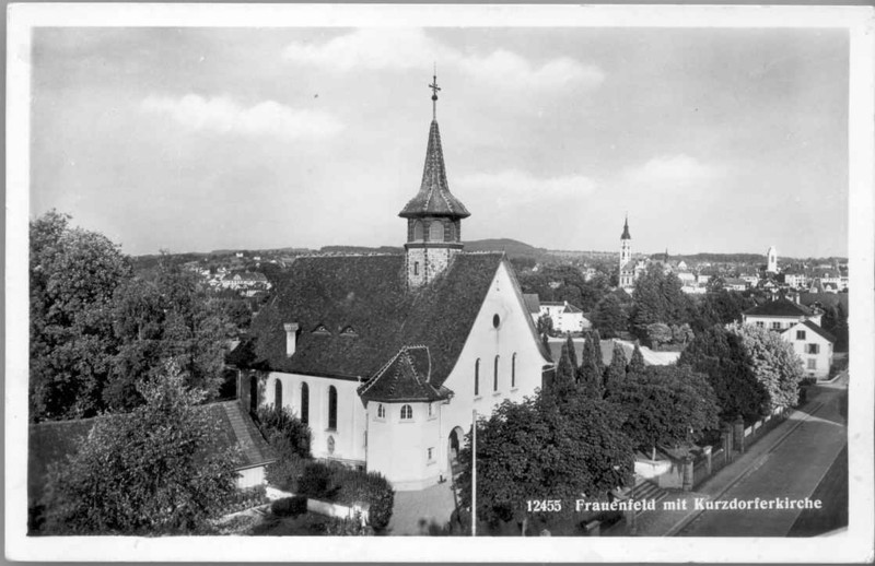 Frauenfeld-Kurzdorf Kirche um 1955