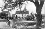 Frauenfeld-Kurzdorf alte Kirche mit Mlibach