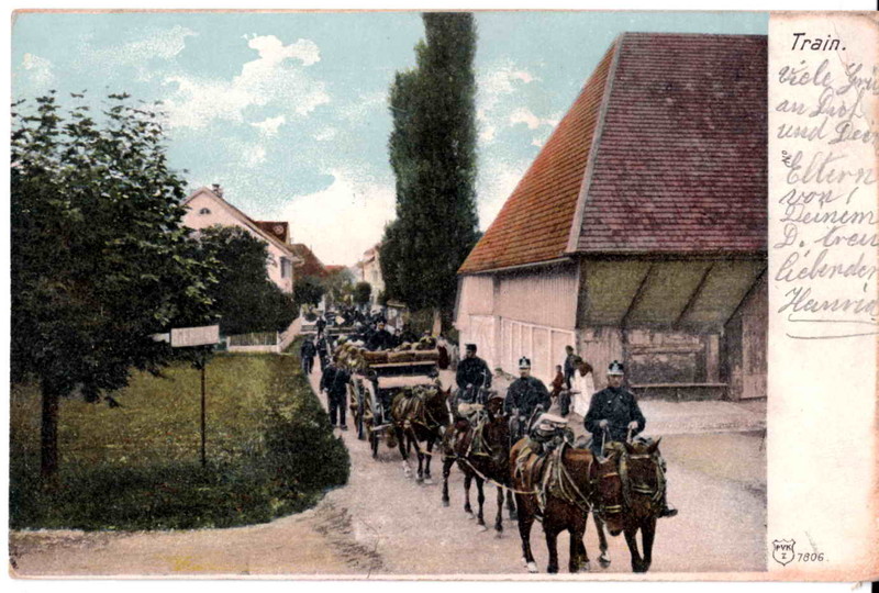 Frauenfeld Militr Train um 1910