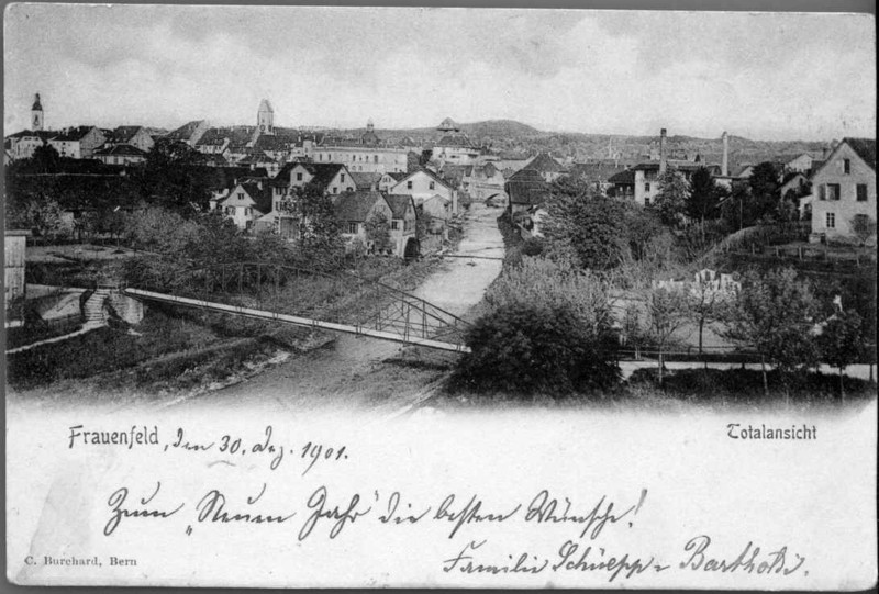 Frauenfeld Murgsteg um 1900