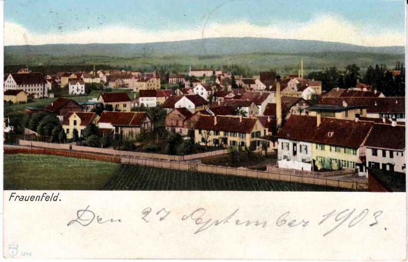 Frauenfeld Quartier Metzgerstrasse Kurzdorf um 1900