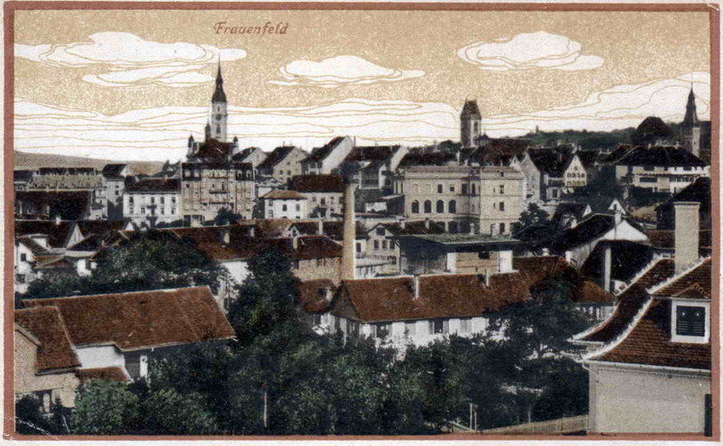 Frauenfeld Quartier Metzgerstrasse um 1920