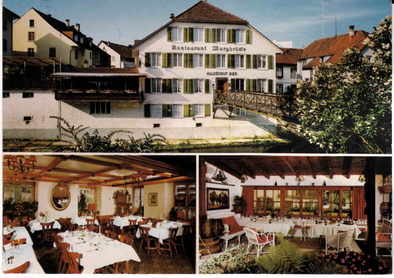 Frauenfeld Restaurant Murgbrcke um 1980