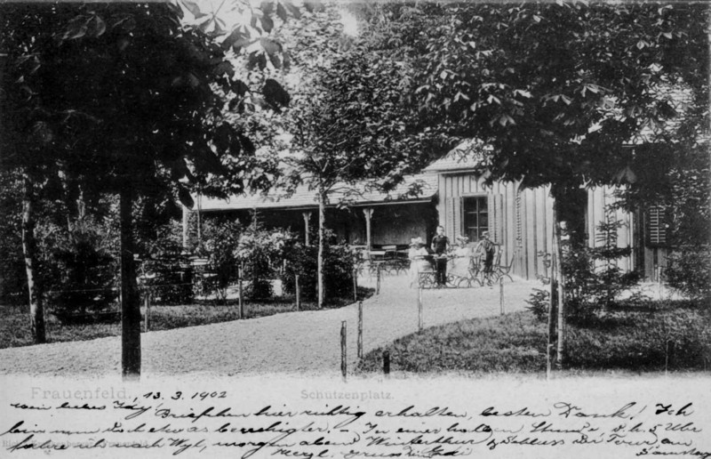 Frauenfeld Schtzenplatz Stadtgarten um 1900