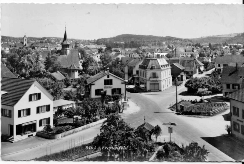 Frauenfeld-Kurzdorf Schaffhauserplatz um 1945