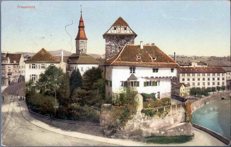 Frauenfeld Schloss Rathaus um 1905