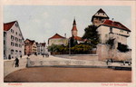 Frauenfeld Schloss Rathausplatz Rathausturm vor 1920