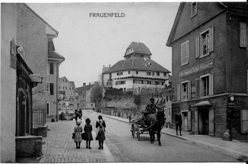 Frauenfeld Schloss Restaurant Schtzenhaus um 1920