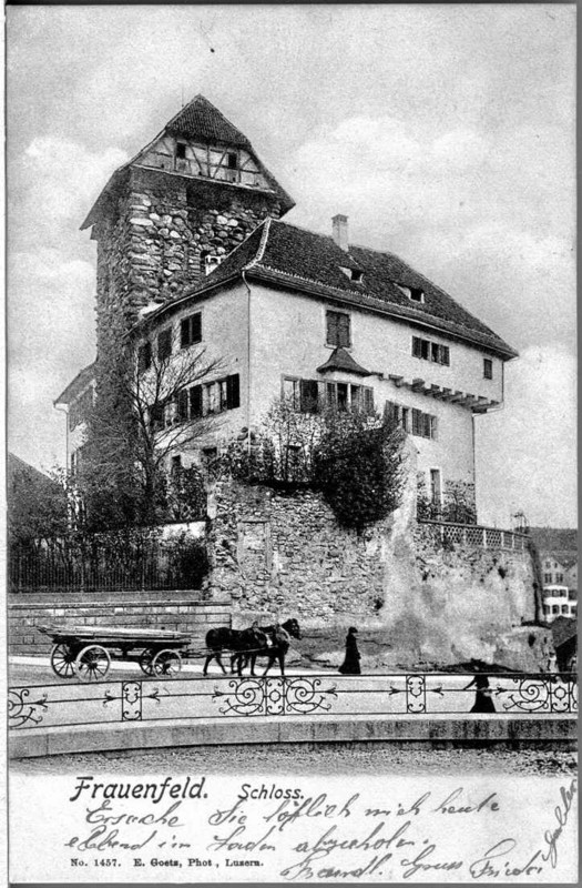 Frauenfeld Schloss um 1900 02