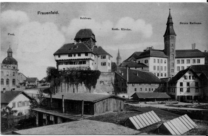 Frauenfeld Schloss und Schlossmhle um 1905