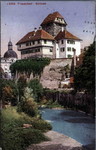 Frauenfeld Schloss von der Murg aus um 1915