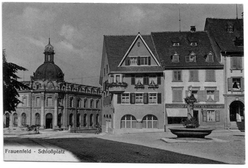 Frauenfeld Schlossplatz kurz vor 1930