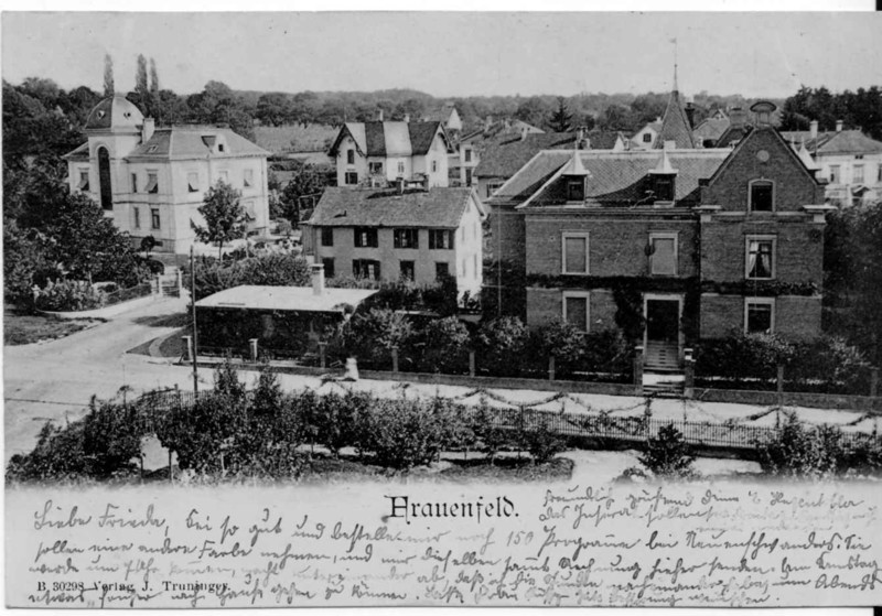 Frauenfeld Spannerquartier um 1900