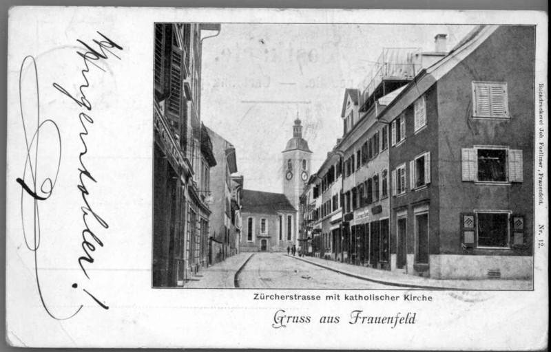 Frauenfeld Zrcherstrasse um 1895