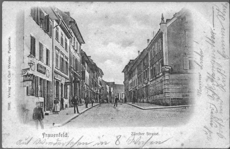 Frauenfeld Zrcherstrasse um 1900