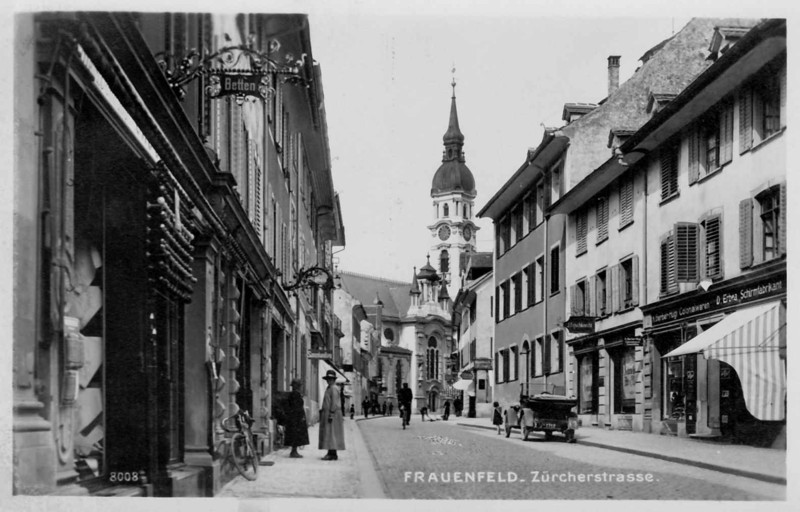 Frauenfeld Zrcherstrasse um 1925