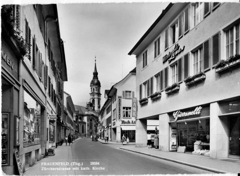 Frauenfeld Zrcherstrasse um 1955 02